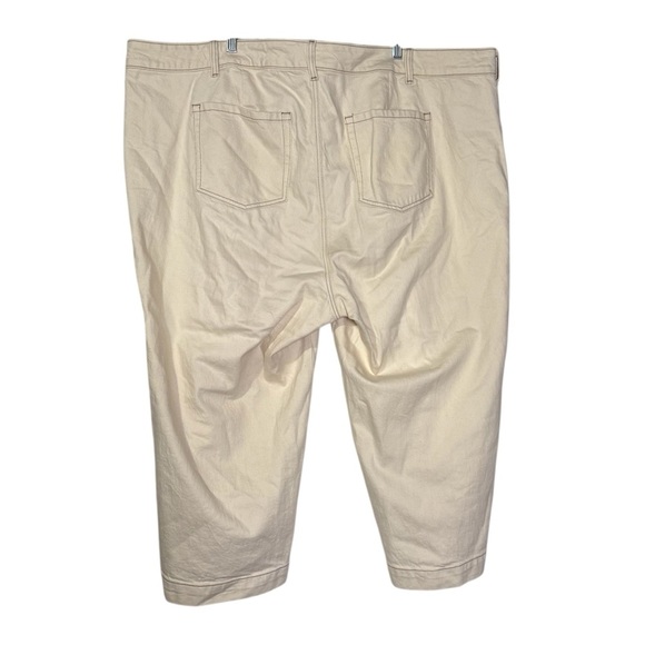 Torrid Crop Wide Leg Classic Denim High-Rise Jeans Cream Size 26 FEEL THE FIT - Picture 4 of 13